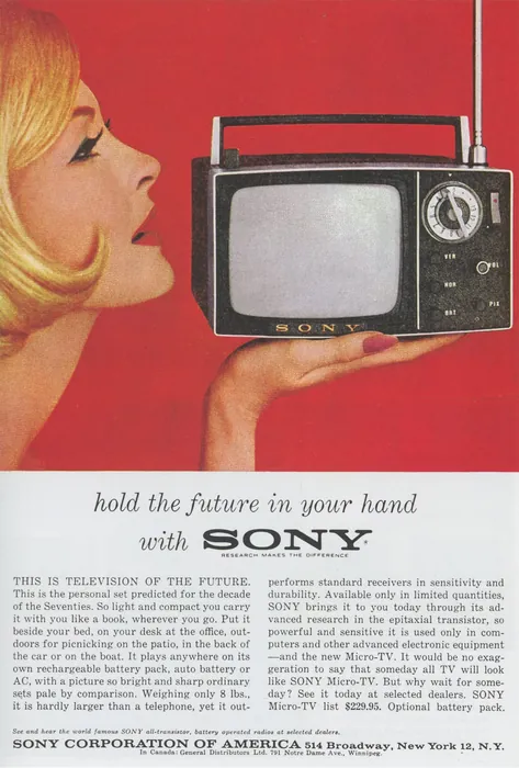 Sony Micro TV, 1962